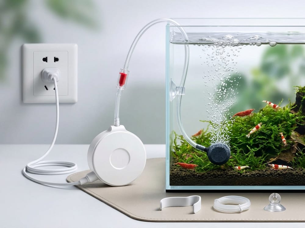 Wann eine Mini-Aquarienluftpumpe in Deutschland zählt — practical setup example