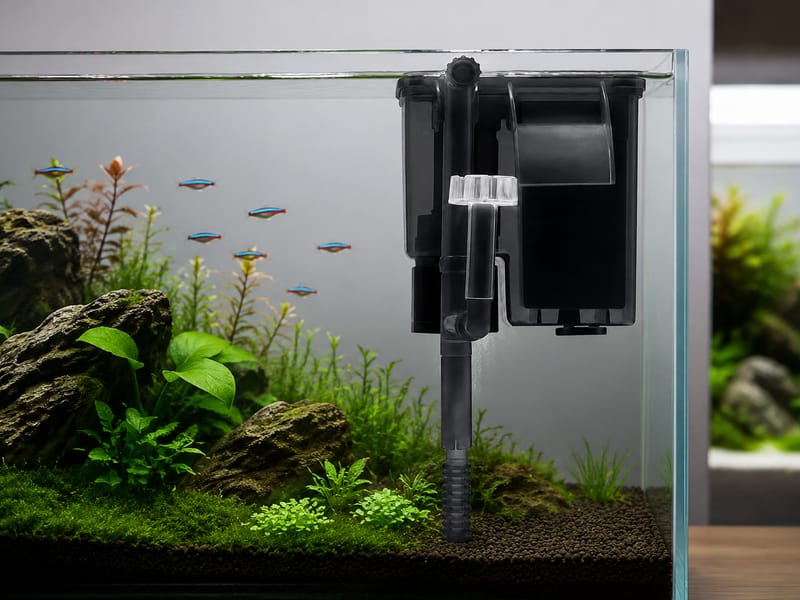 Musterprüfung für Aquarientechnik: Checkliste für Importeure — supporting aquarium detail
