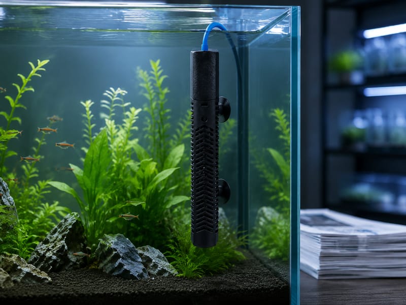 Quarz-Aquarienheizer im Großhandel sicher auswählen — supporting aquarium detail