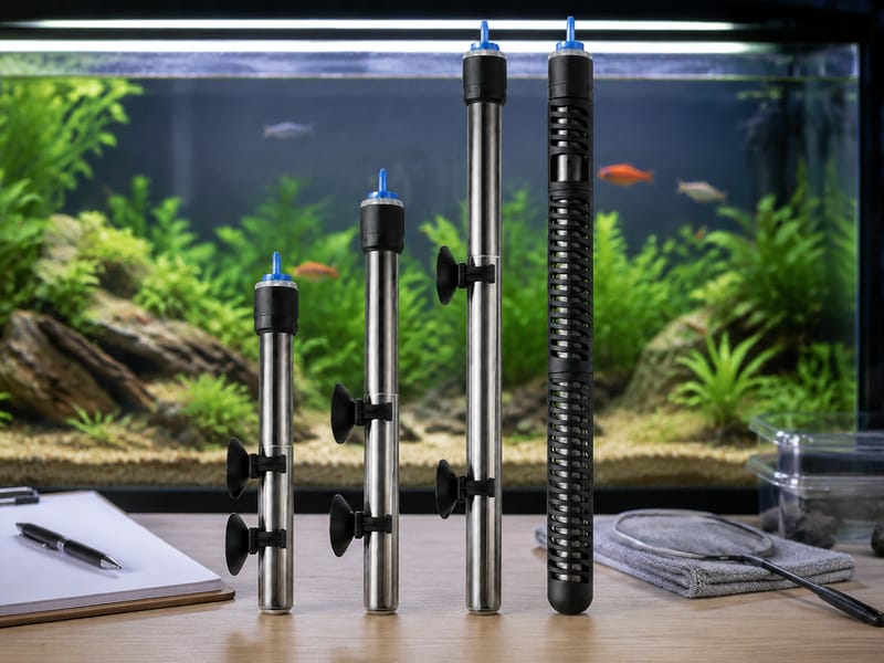 Quarz-Aquarienheizer im Großhandel sicher auswählen — practical setup example