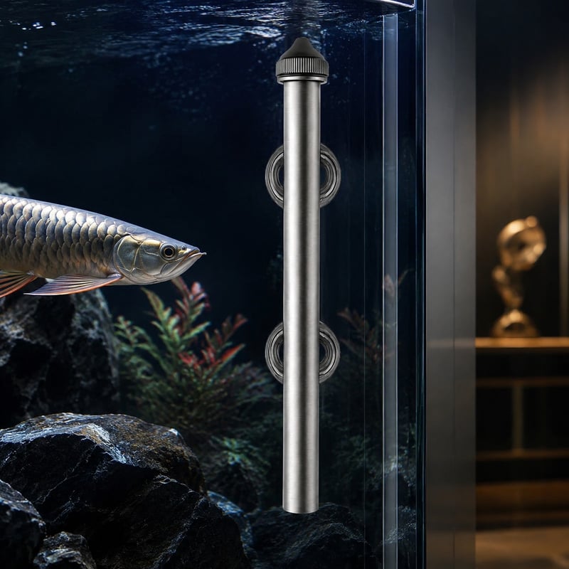 Leistungsbild des WK001 Digitalen Arowana-Aquarienheizers mit geteiltem Design, Modell WK001, für Händler und Beschaffungsteams von Aquarientechnik