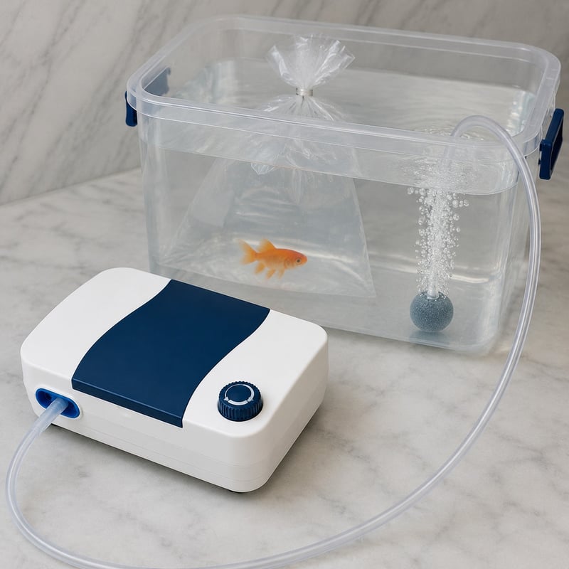 Vorteilsbild der wiederaufladbaren Aquarien-Luftpumpe WK009 AD-8000, Modell WK009, für Aquarienausrüstungs-Vertriebspartner und Beschaffungsteams