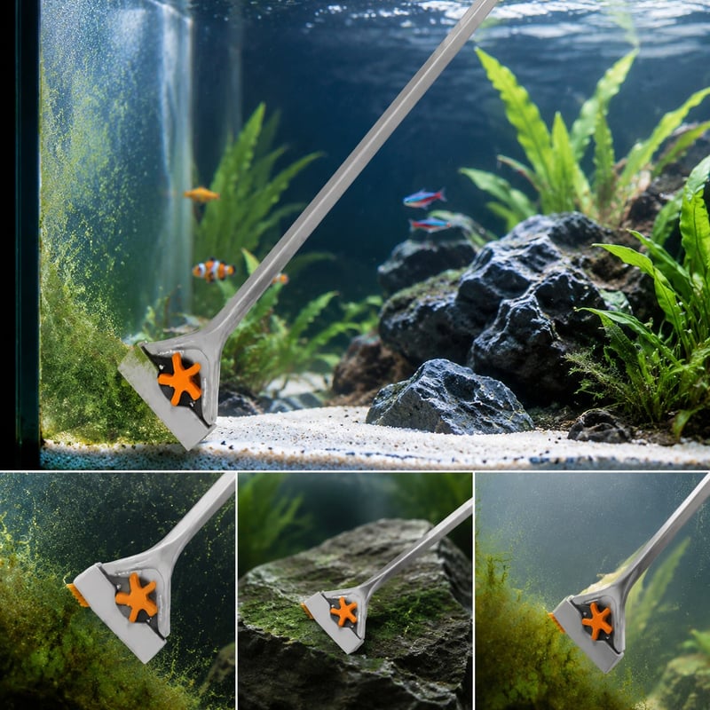 WK014 Aquarium-Algenkratzer Modell WK014 Vorteilsbild für Aquariumgeräte-Distributoren und Beschaffungsteams