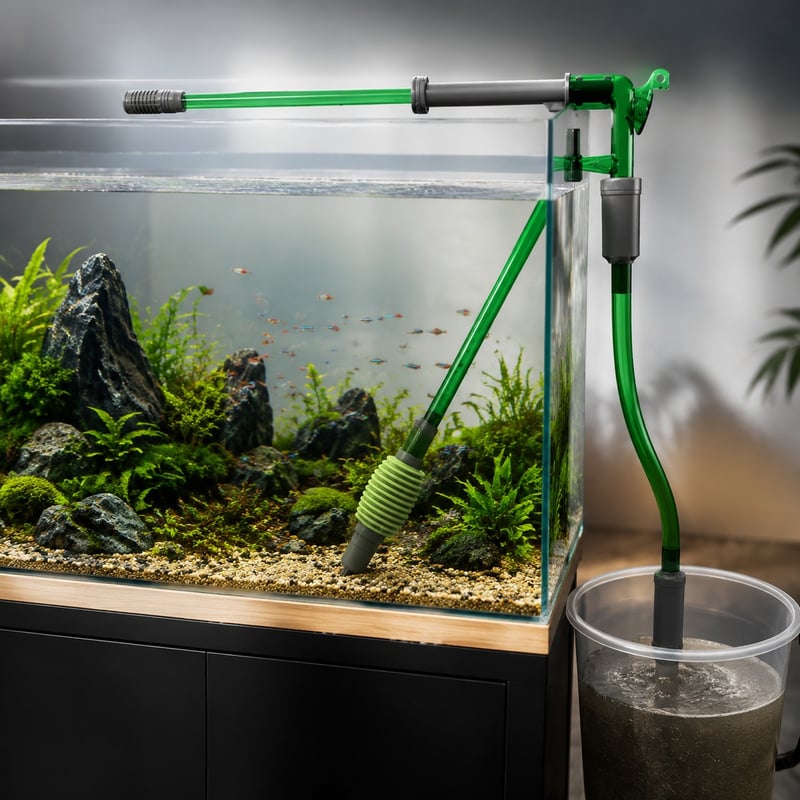 WK015 Aquarium-Wasserwechsler-Siphon Modell WK015 Vorteilsbild für Händler und Beschaffungsteams von Aquarienzubehör