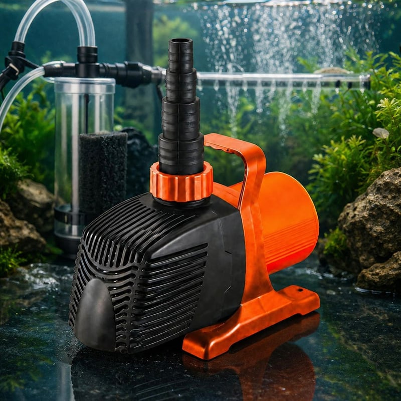 WK021 4-Pol-Aquarienwasserpumpe mit variabler Drehzahl Modell WK021 Vorteilsbild für Händler und Beschaffungsteams im Bereich Aquarientechnik