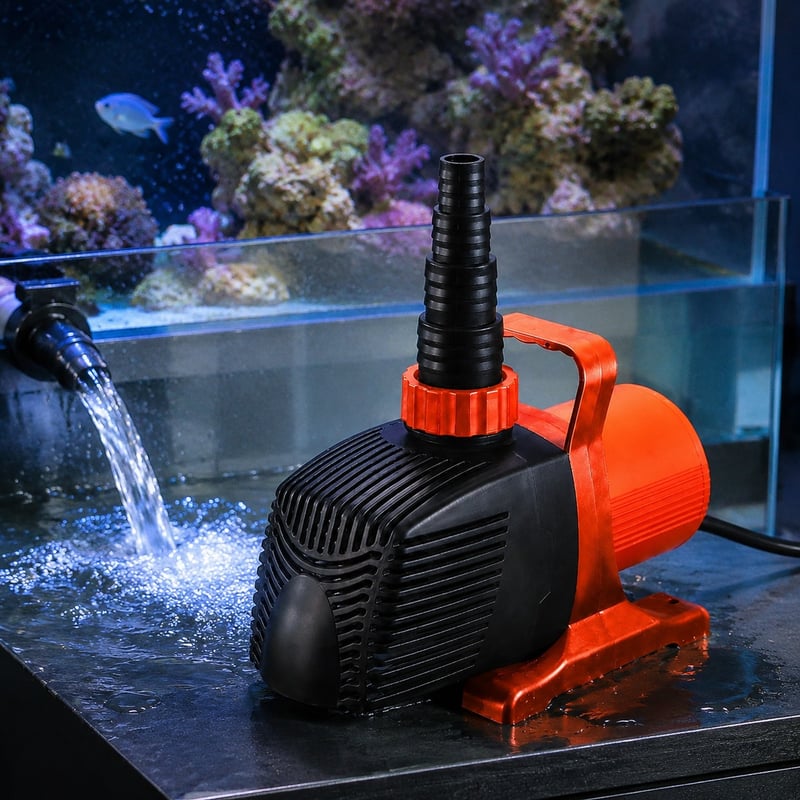 WK024 4-polige Aquarienwasserpumpe mit variabler Drehzahl, Modell WK024, Leistungsabbildung für Händler und Beschaffungsteams von Aquarientechnik