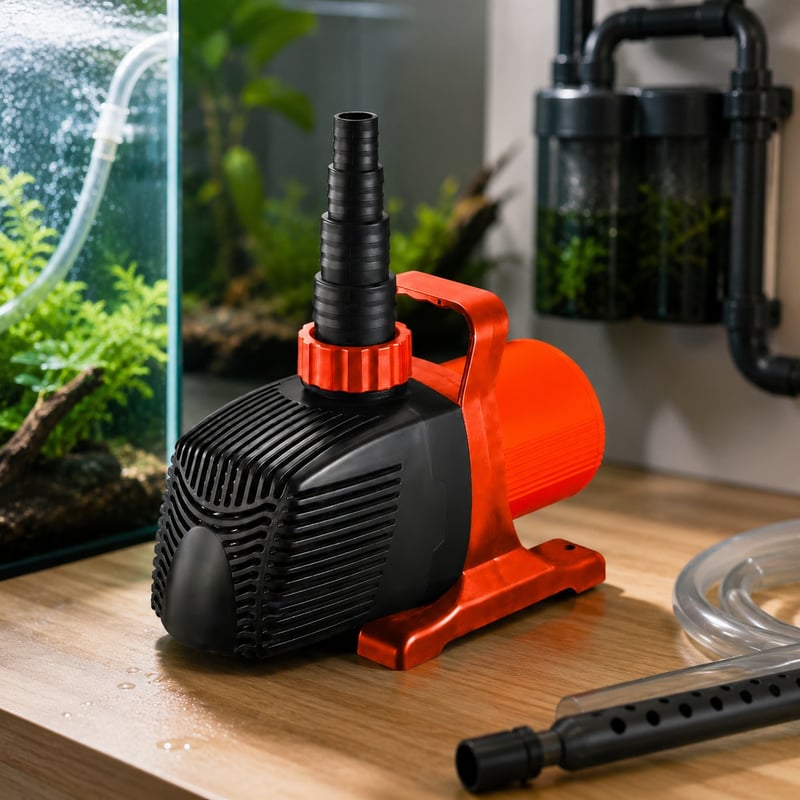 WK024 4-polige Aquarienwasserpumpe mit variabler Drehzahl, Modell WK024, Abbildung der Vorteile für Händler und Beschaffungsteams von Aquarientechnik