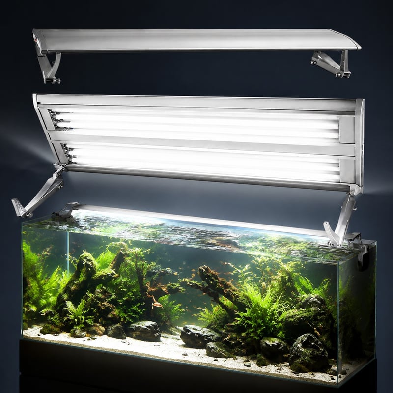 WK025 Aquarienleuchte mit 6 Lampen, Modell WK025, Leistungsabbildung für Händler und Beschaffungsteams von Aquarientechnik