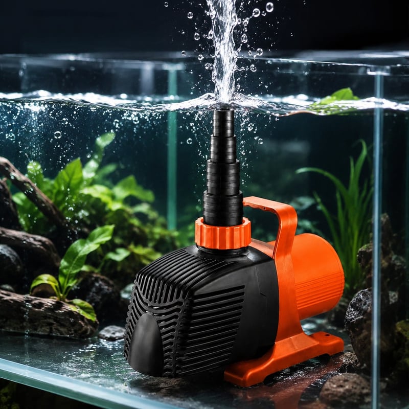 WK026 4-polige Aquarienwasserpumpe mit variabler Drehzahl, Modell WK026, Leistungsabbildung für Händler und Beschaffungsteams von Aquarientechnik