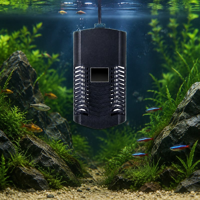 Leistungsbild des digitalen Aquarienheizers WK027 mit Display, Modell WK027, für Distributoren und Beschaffungsteams von Aquarientechnik