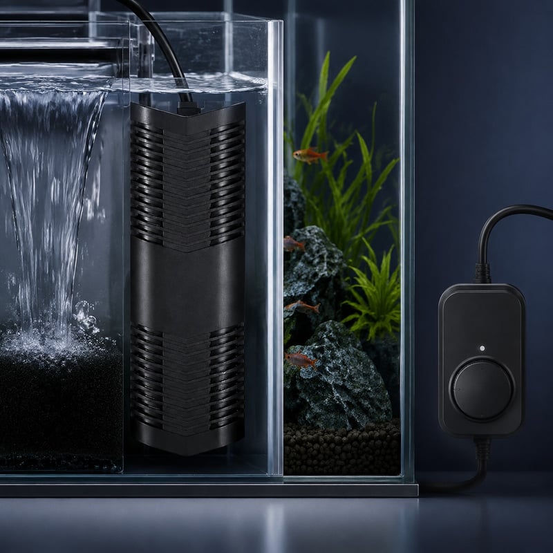 Leistungsbild des digitalen Aquariumheizers WK029, Modell WK029, für Händler und Beschaffungsteams im Bereich Aquarientechnik