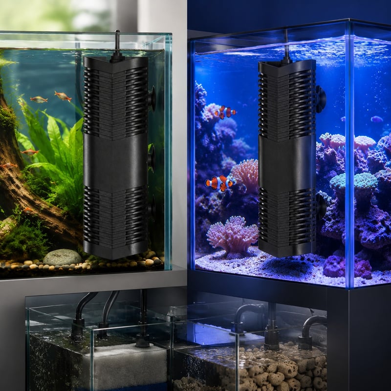 Funktionsbild des digitalen Aquariumheizers WK029, Modell WK029, für Händler und Beschaffungsteams im Bereich Aquarientechnik