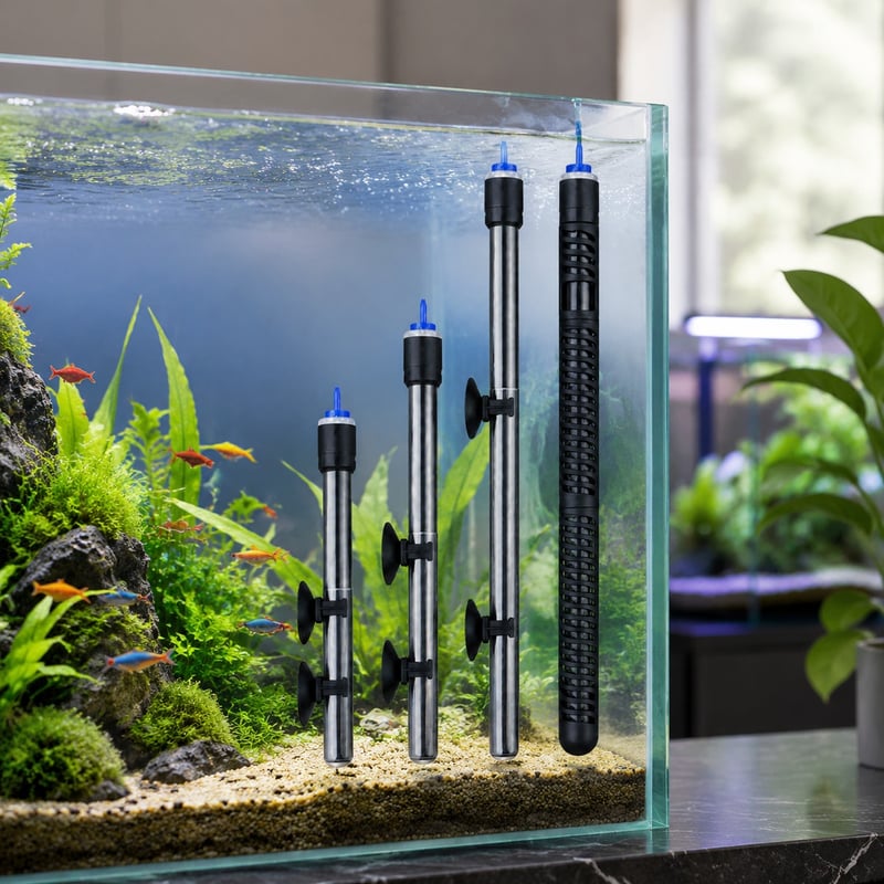 Funktionsbild des digitalen Quarz-Aquarienheizers WK034, Modell WK034, für Händler und Beschaffungsteams von Aquarientechnik