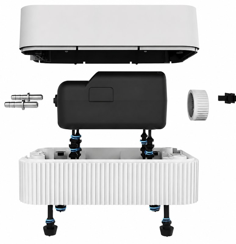 WK036 Dual-Outlet-Luftpumpe, Modell WK036, Detailbild 5 für Großhändler und OEM-Käufer von Aquarienausrüstung