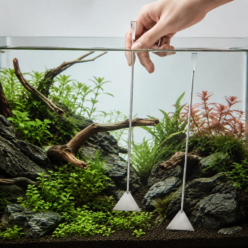 Funktionsbild des Aquascaping-Werkzeugsets WK037, Modell WK037, für Händler von Aquarienausrüstung und Beschaffungsteams