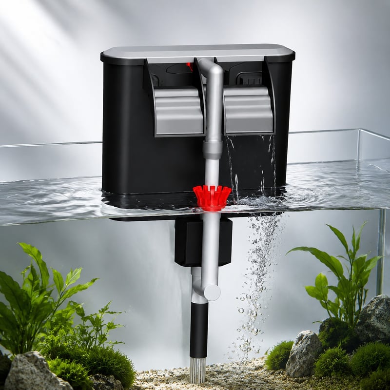 Vorteilsbild des Aquarienfilters zum Einhängen WK038, Modell WK038, für Händler und Beschaffungsteams im Bereich Aquarien-Filtrationszubehör