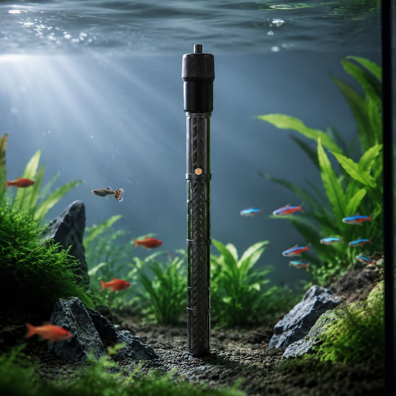 Leistungsbild des Quarz-Aquarienheizers WK043, Modell WK043, für Händler von Aquarienzubehör und Beschaffungsteams