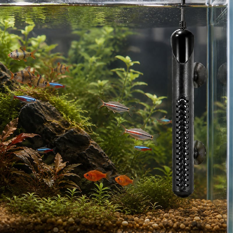 WK045 638 digitaler Quarz-Aquarienheizer Modell WK045 Funktionsbild für Händler und Beschaffungsteams von Aquarienausrüstung