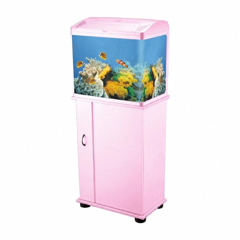 WK047 Gebogenes Glasfischbecken mit Unterschrank und LED-Licht für Aquarienbecken im Großhandel sowie für OEM- und Vertriebspartner-Belieferung