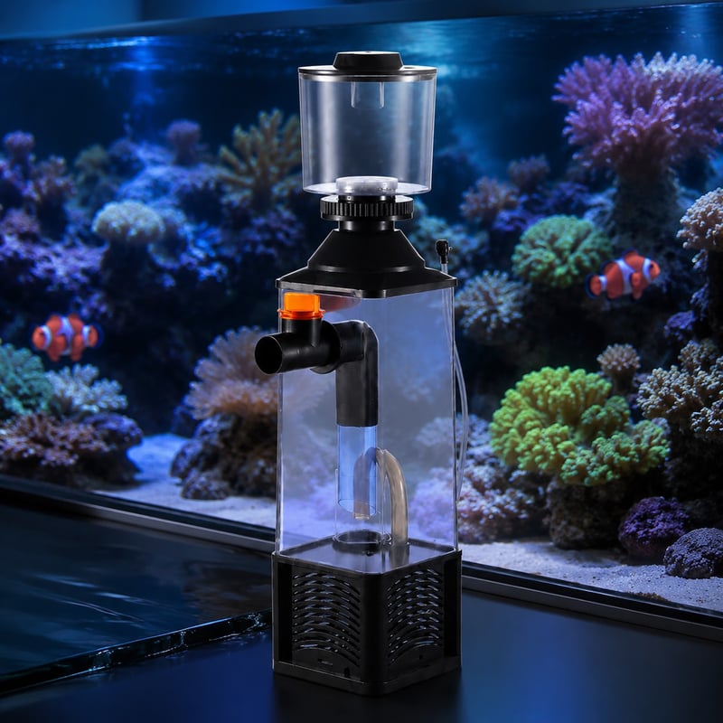 Leistungsbild des Modells WK048 Aquarien-Proteinabschäumer für Händler und Beschaffungsteams im Bereich Aquarientechnik