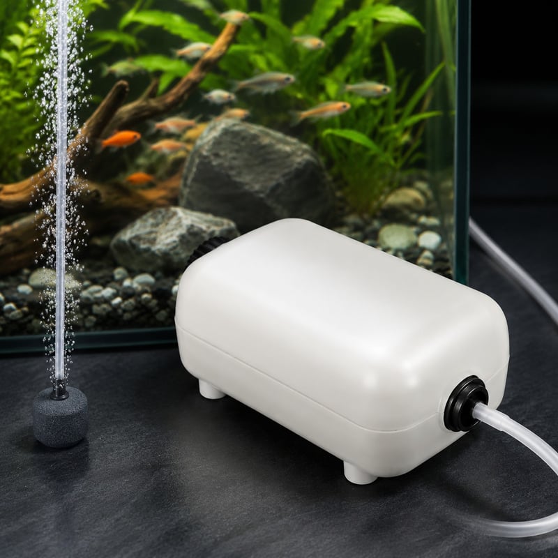 Leistungsbild des Modells WK049 der Aquarium-Luftpumpe WK049 mit einem oder zwei Ausgängen für Händler und Beschaffungsteams von Aquarientechnik