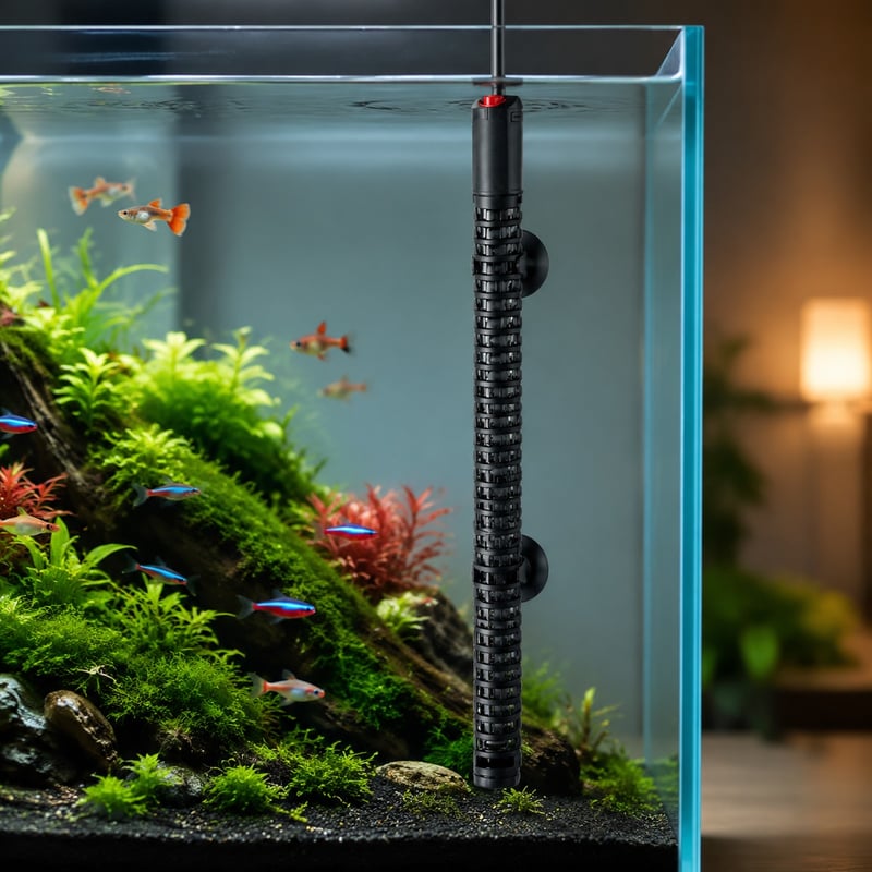 Funktionsbild des Aquariumheizers WK050, Modell WK050, für Händler und Beschaffungsteams von Aquarientechnik