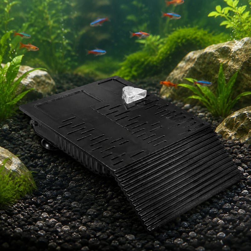 Leistungsbild des WK055 Aquarienheizers mit Schildkrötenplattform, Modell WK055, für Vertriebspartner und Beschaffungsteams im Bereich Aquarientechnik