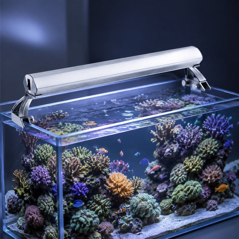 Leistungsbild der Aquarium-LED-Leuchte WK057, Modell WK057, für Aquarientechnik-Vertriebshändler und Beschaffungsteams