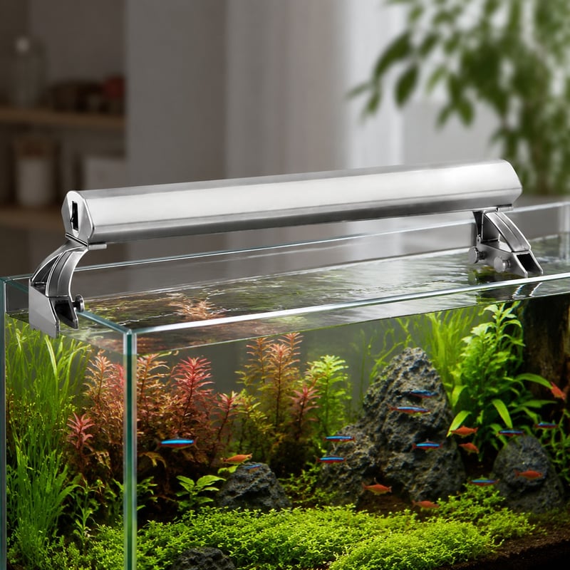 Funktionsbild der Aquarium-LED-Leuchte WK057, Modell WK057, für Aquarientechnik-Vertriebshändler und Beschaffungsteams