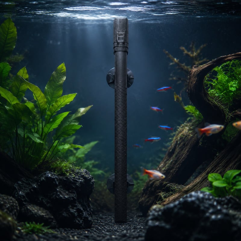 Leistungsbild des Carbonfaser-Aquarienheizers WK059, Modell WK059, für Aquarienausrüstungshändler und Beschaffungsteams