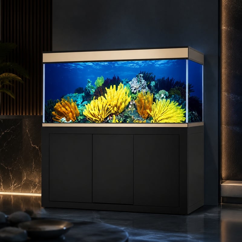 WK065 Luxus-Arowana-Aquarium, Modell WK065, Leistungsbild für Aquarien-Vertriebspartner und Beschaffungsteams