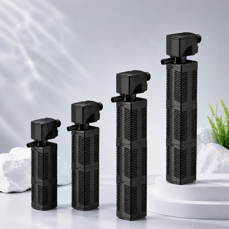 Interner Aquarienfilter WK066, Modell WK066, Vorteilbild für Händler und Beschaffungsteams zur Unterstützung der Aquarienfiltration