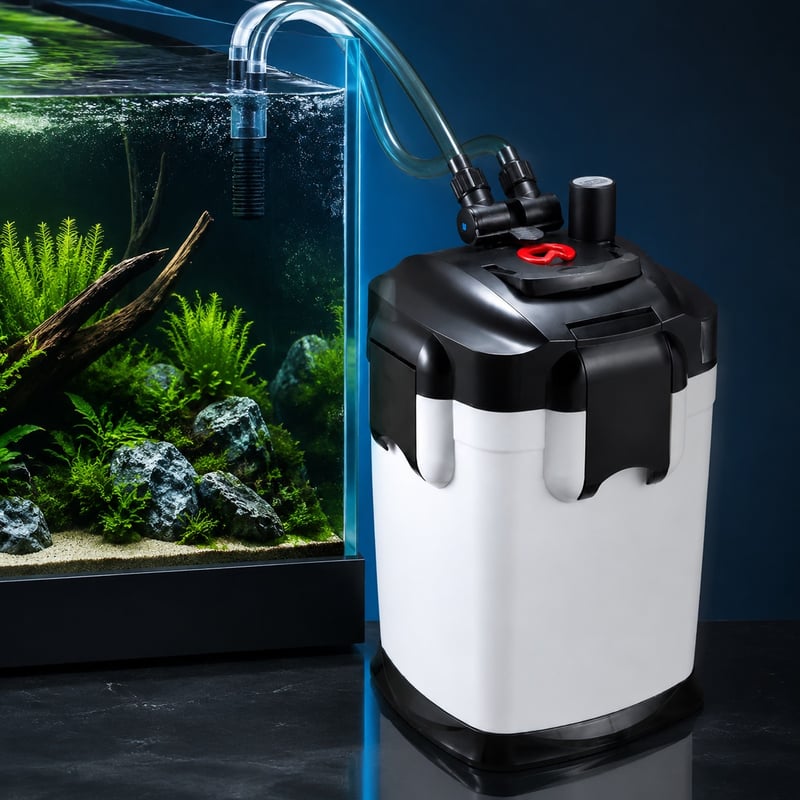Leistungsbild des externen Kanisterfilters WK074, Modell WK074, für Händler und Beschaffungsteams im Bereich Aquarienfiltration
