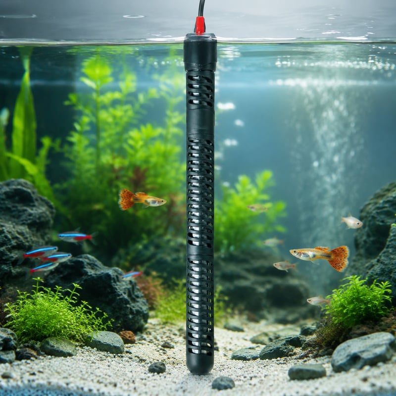 Leistungsbild der digitalen Quarz-Aquarienheizung WK087, Modell WK087, für Aquarientechnik-Vertriebspartner und Beschaffungsteams