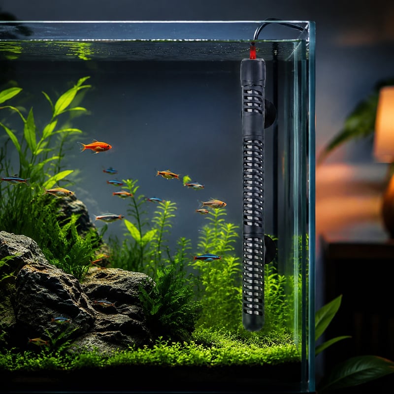 Funktionsbild der digitalen Quarz-Aquarienheizung WK087, Modell WK087, für Aquarientechnik-Vertriebspartner und Beschaffungsteams