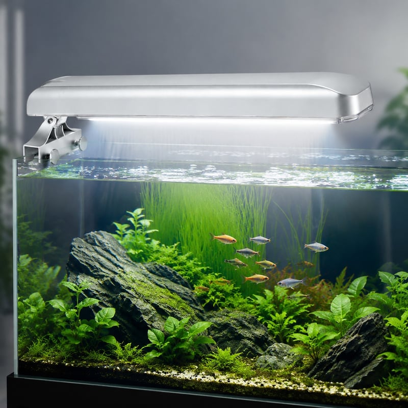 Leistungsbild der PL-Aufsteck-Aquarienleuchte WK094, Modell WK094, für Händler und Beschaffungsteams von Aquarienausrüstung