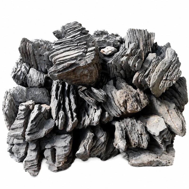 Funktionsbild von WK096 Layered Blue Stone, Modell WK096, für Händler und Beschaffungsteams von Aquarien-Aquascaping-Dekoration