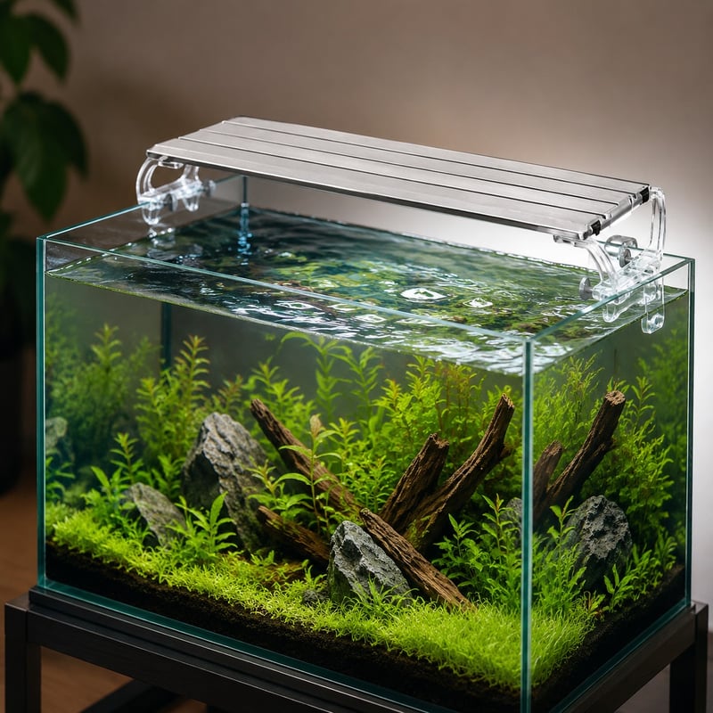Funktionsbild der Aquarien-LED-Leuchte WK101, Modell WK101, für Händler von Aquarientechnik und Beschaffungsteams