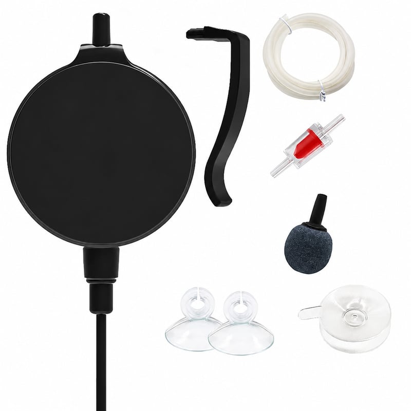 Funktionsbild der Mini-Aquarienluftpumpe WK107, Modell WK107, für Händler und Beschaffungsteams von Aquarientechnik