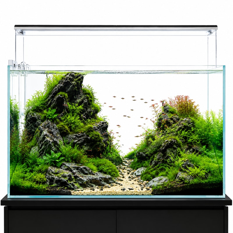 Detailbild 5 des hochwertigen Glas-Aquariums WK113, Modell WK113, für den Großhandel mit Aquarien und OEM-Käufer