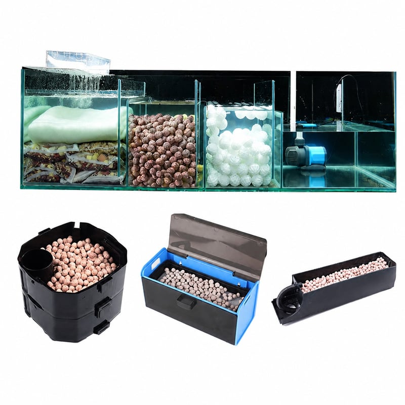 WK115 Quartz Bio Media Balls Modell WK115 Detailbild 10 für die Unterstützung der Aquarienfiltration für Großhandels- und OEM-Käufer
