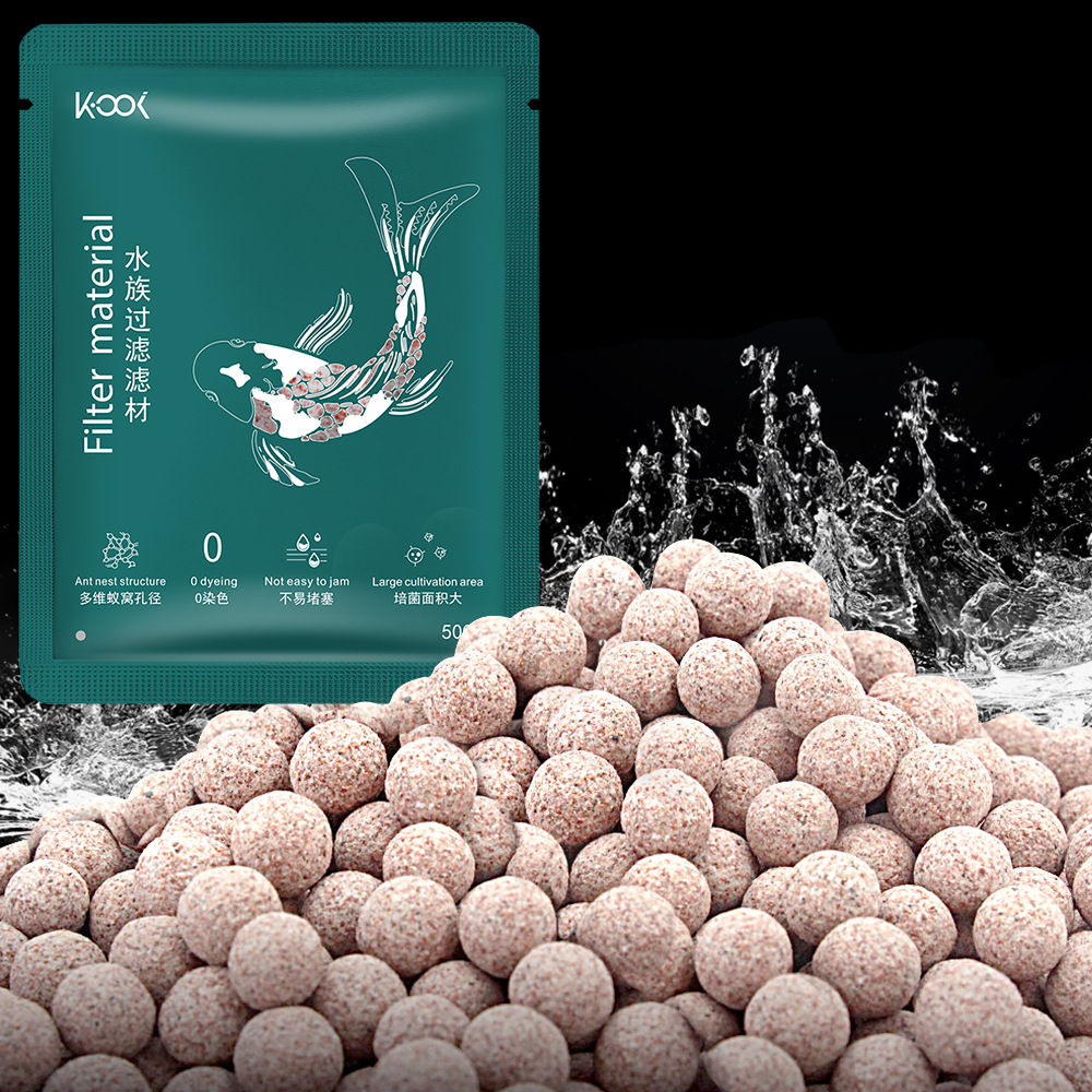 WK115 Quartz Bio Media Balls Modell WK115 Detailbild 7 für die Unterstützung der Aquarienfiltration für Großhandels- und OEM-Käufer