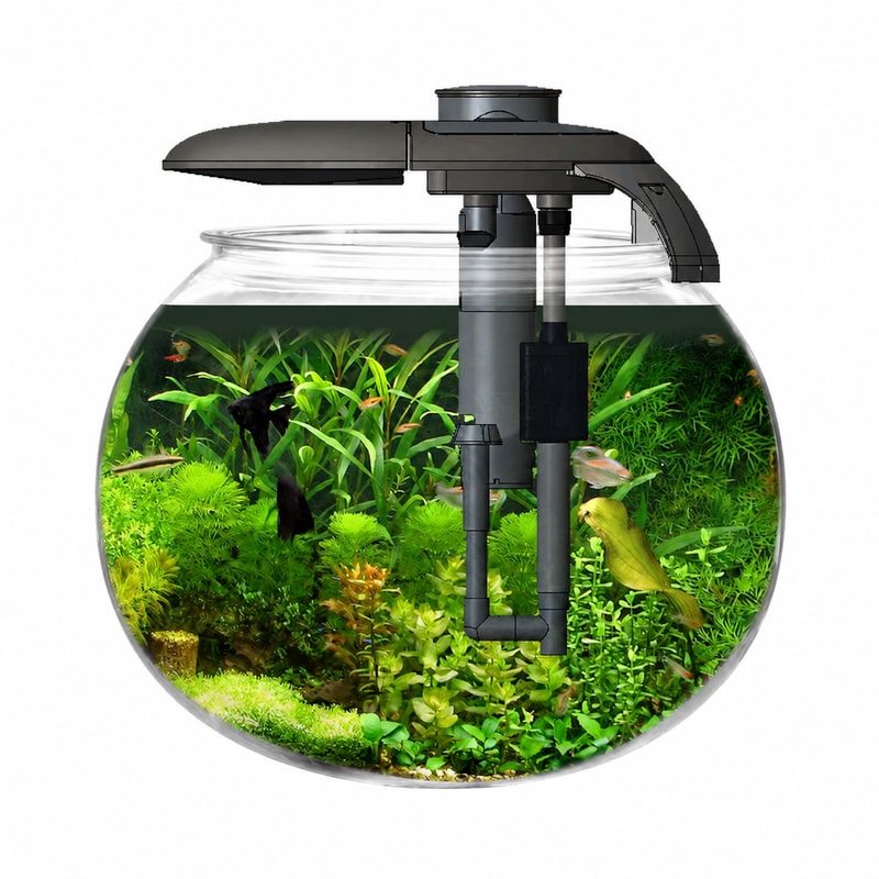 WK117 Rundes PC-Aquarium für den Großhandel, OEM- und Händlerbelieferung von Aquarien
