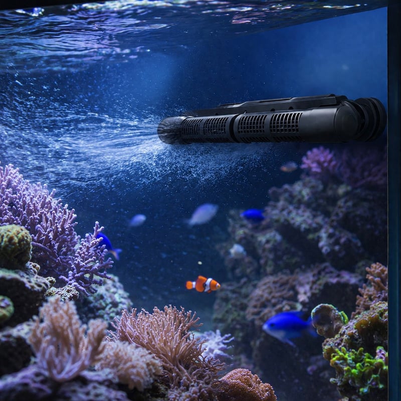 Querströmungs-Aquarienströmungspumpe WK123, Modell WK123, Funktionsbild für Händler und Beschaffungsteams von Aquarienausrüstung