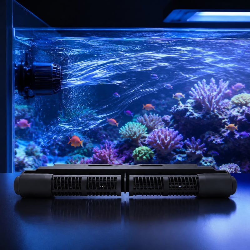 Querströmungs-Aquarienströmungspumpe WK123, Modell WK123, Vorteilsbild für Händler und Beschaffungsteams von Aquarienausrüstung