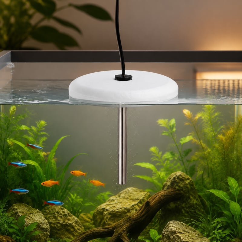 Funktionsbild des Aquarium-Enteisungsheizers WK126, Modell WK126, für Händler und Beschaffungsteams im Bereich Aquarientechnik