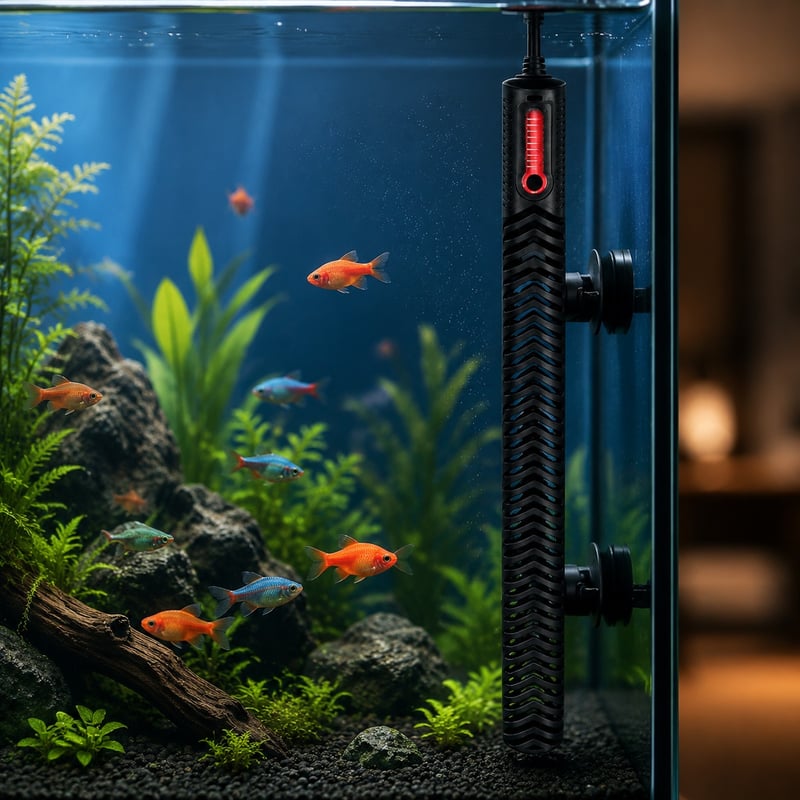 Funktionsbild des Aquarienheizungsschutzes WK127, Modell WK127, für Händler und Beschaffungsteams im Bereich Aquarientechnik
