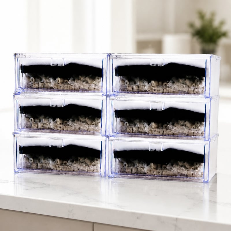 WK128 Trickle Biological Aquarium Filter System Modell WK128 Vorteilsbild für Händler von Aquarientechnik und Beschaffungsteams