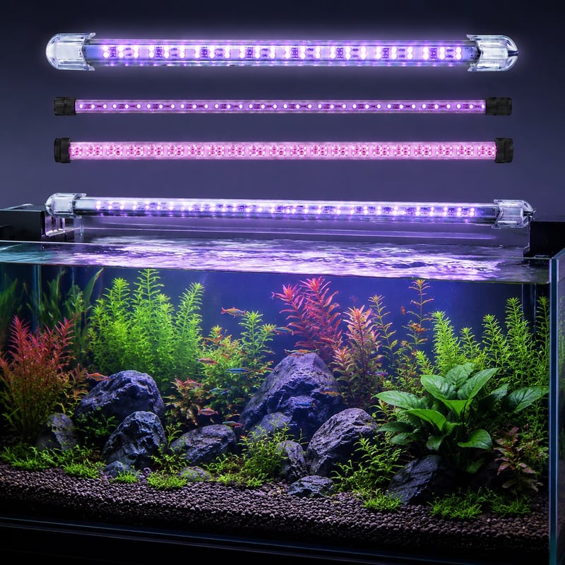 WK130 Submersible Arowana Aquarium Light Modell WK130 Funktionsbild für Händler von Aquarientechnik und Beschaffungsteams