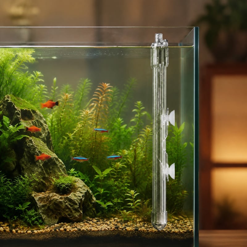 Funktionsbild des Quarzaquarienheizers WK131, Modell WK131, für Händler und Beschaffungsteams von Aquarientechnik